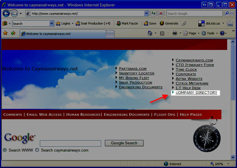cal.net homepage